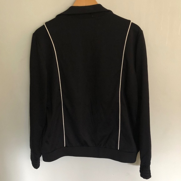 & Other Stories - Retro Black and White Track Top - Size 12 - Picture 3 of 6